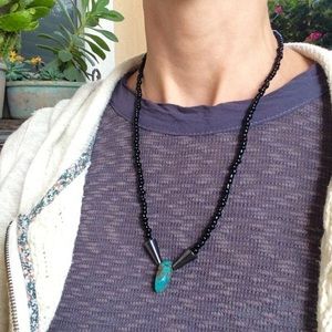 Turquoise Necklace Sundance Charm